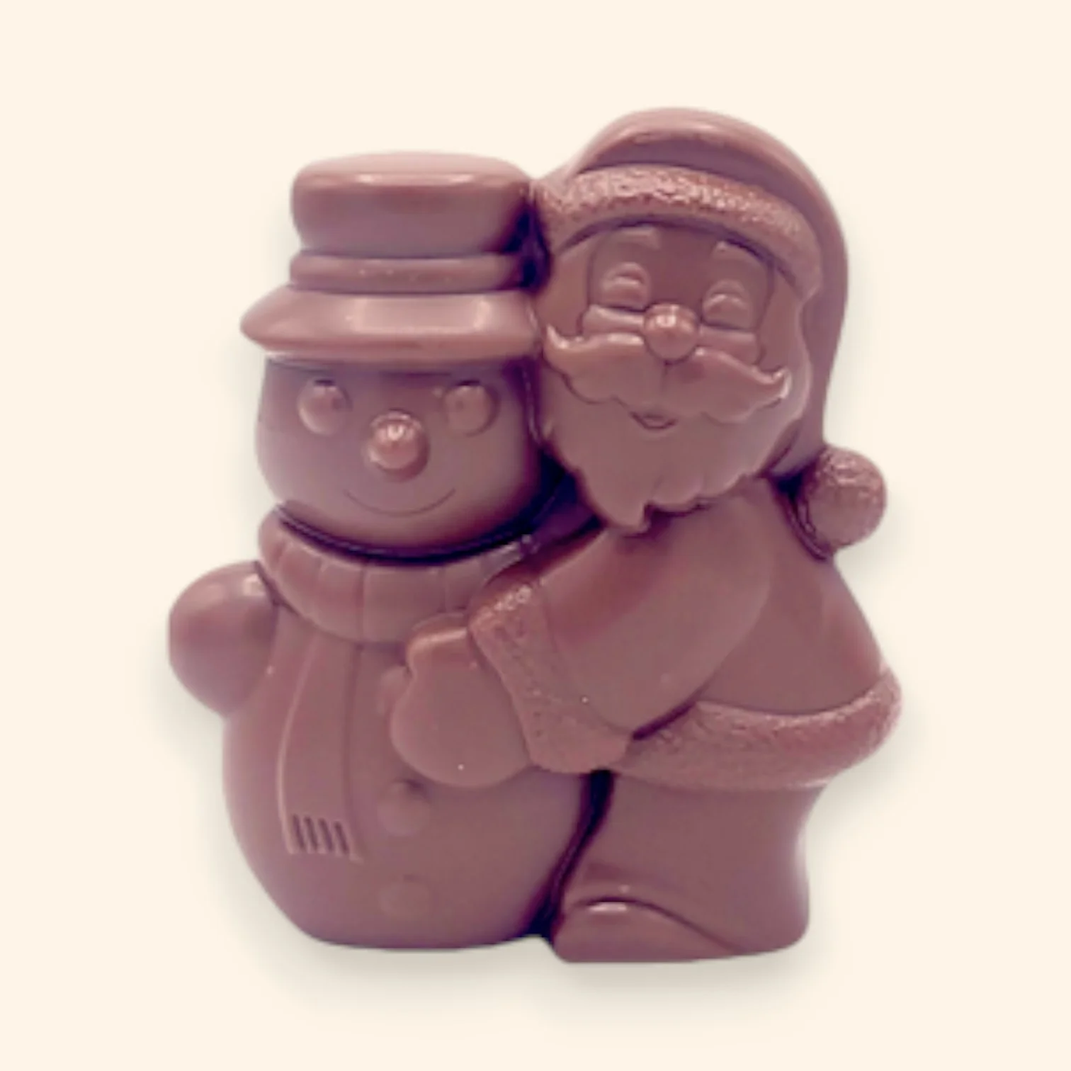 Santa Hugging Frosty